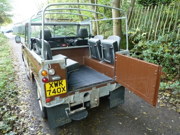 Series III Land Rover County Soft Top - Galvanised Chassis