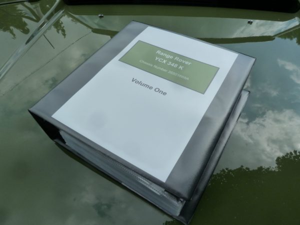 YVB 151H - Range Rover Chassis No 1 - Land Rover Centre