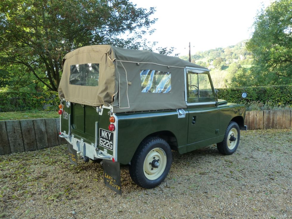 1960 Series II Land Rover - Delivered to Derek in Bat