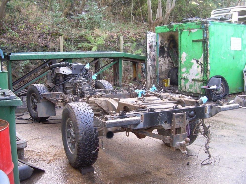 Land Rover Tomb Raider - Chassis Swap