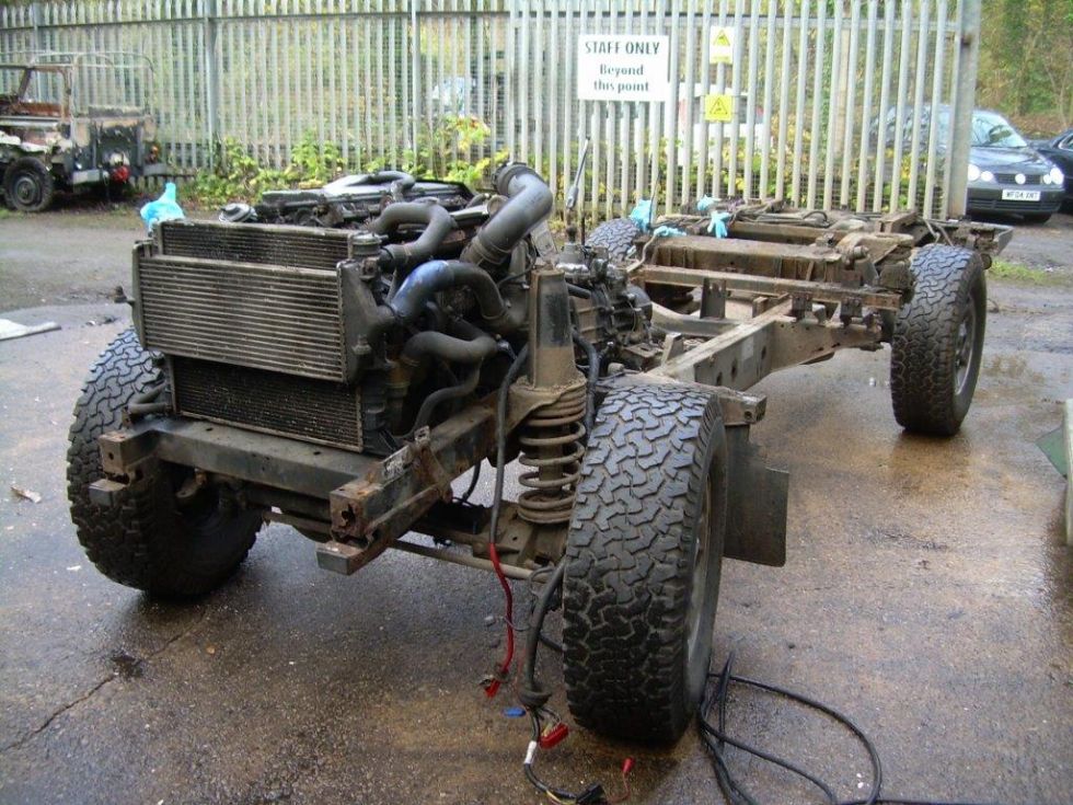 Land Rover Tomb Raider - Chassis Swap