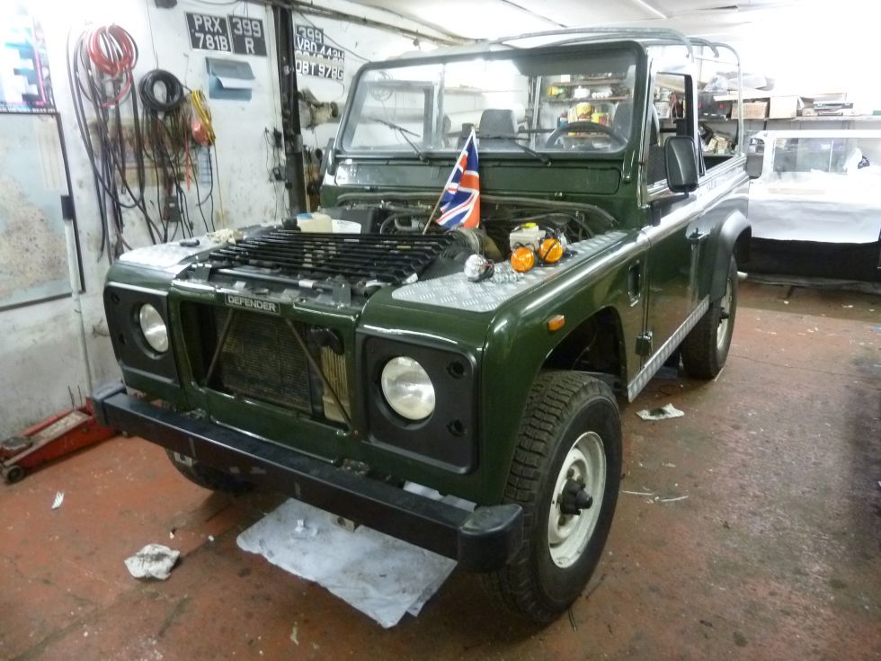 Left hand Drive Defender Soft Top