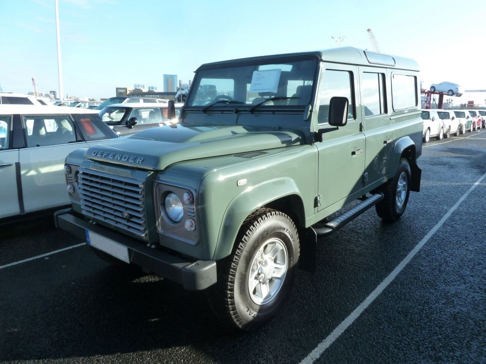 110 Defender – Delivered to Southampton – On its way to Japan