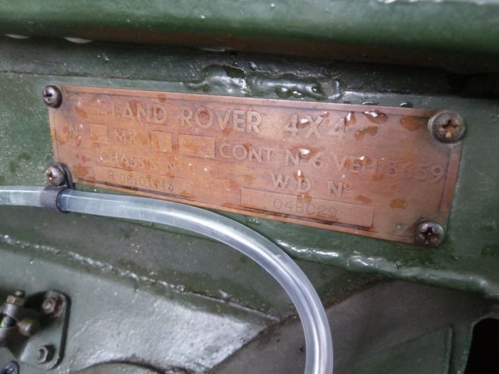 FEK 479 - 1949 Series I - 80" "Ring Pull" Gearbox