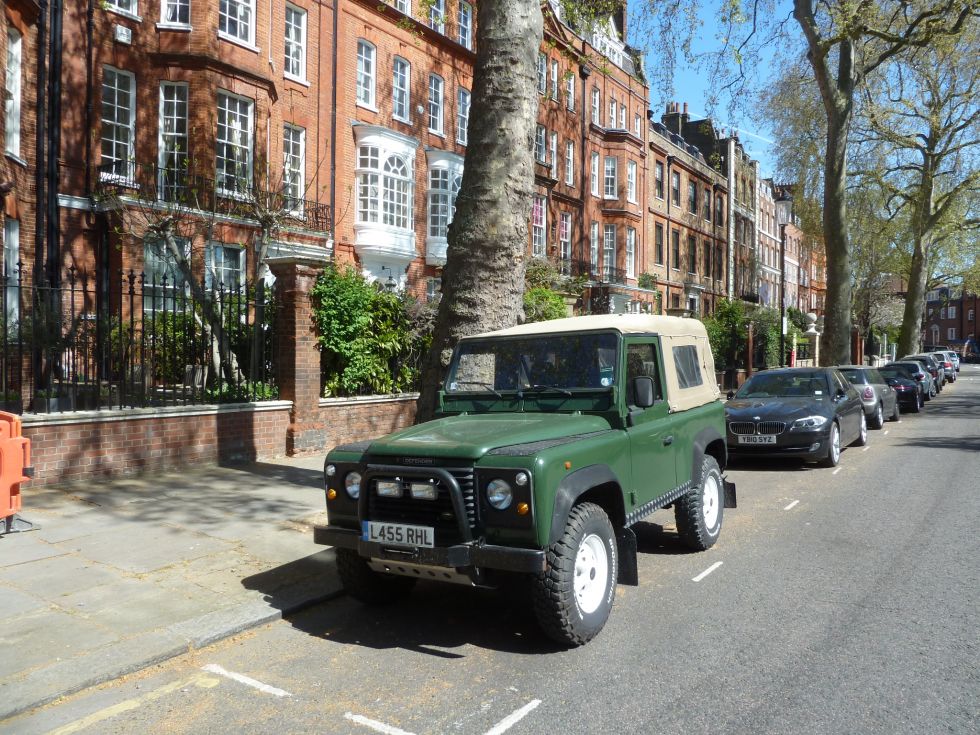 Left Hand Drive Defender Soft Top – Collected from London