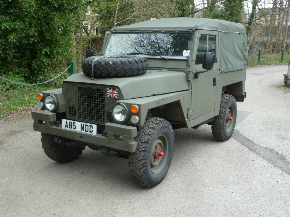 1984 Land Rover Lightweight heading for France