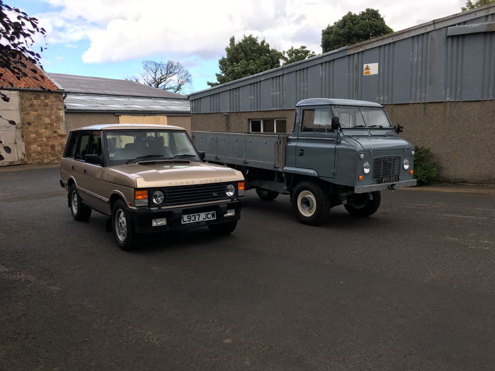 Classic Range Rover and 109 F/C