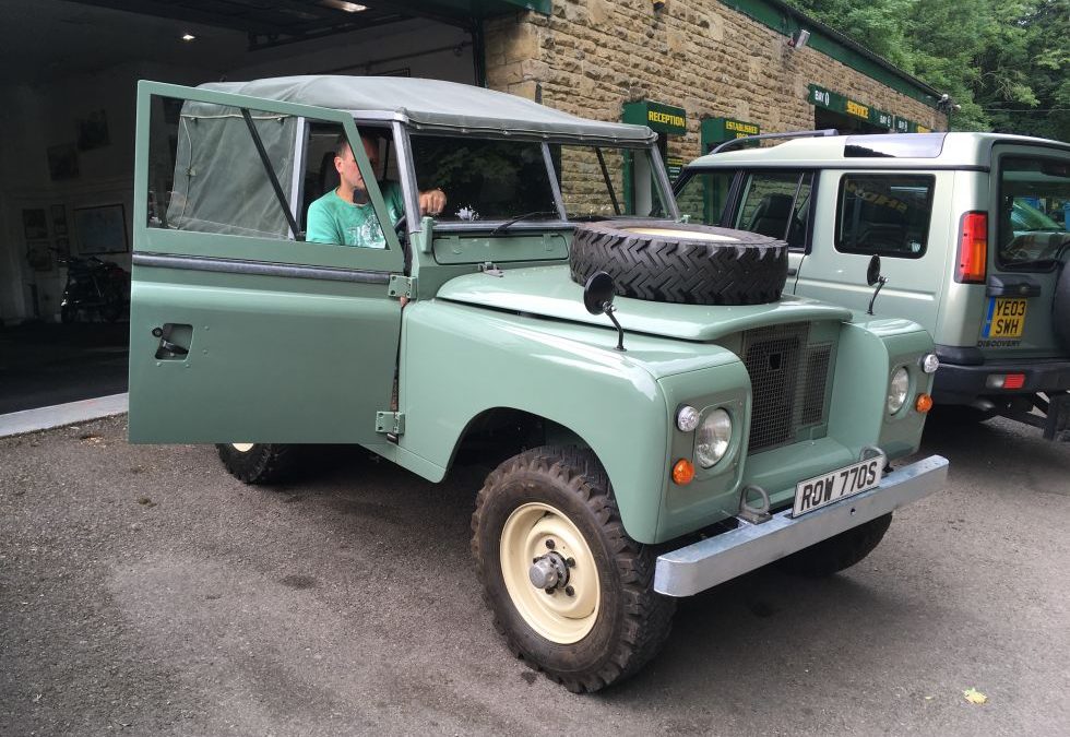 Stephen from Essex collects his 1978 Land Rover Series 3