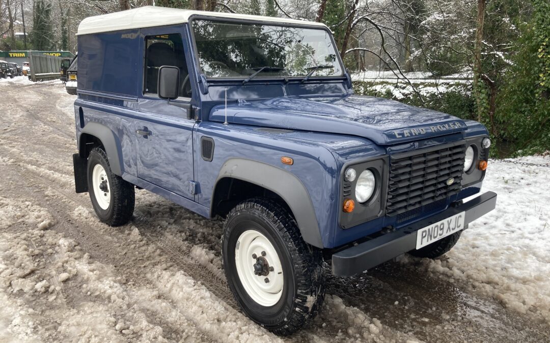 New Arrival – 2009 Land Rover Defender 90 Hard Top – 2 owners 53,500 miles !