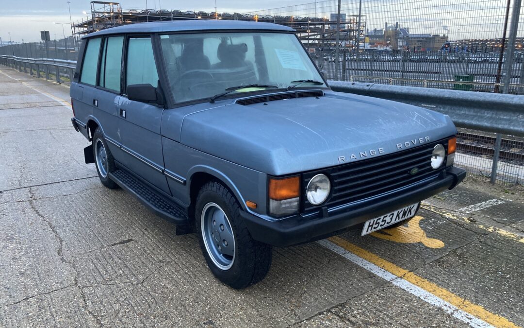 Classic Range Rover – Delivered to Southampton Docks