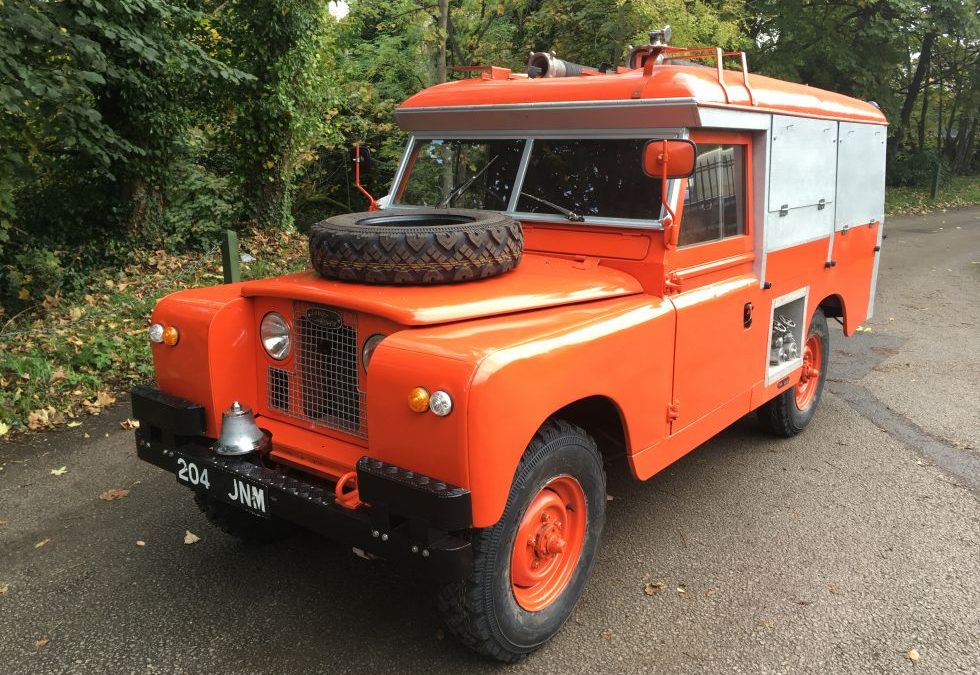 Land Rover Fire Engine – In for a tune up !