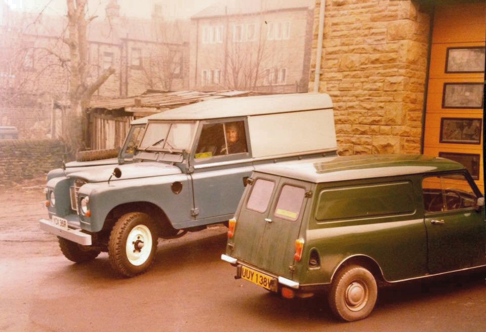Land Rover Series 3 and Mini van