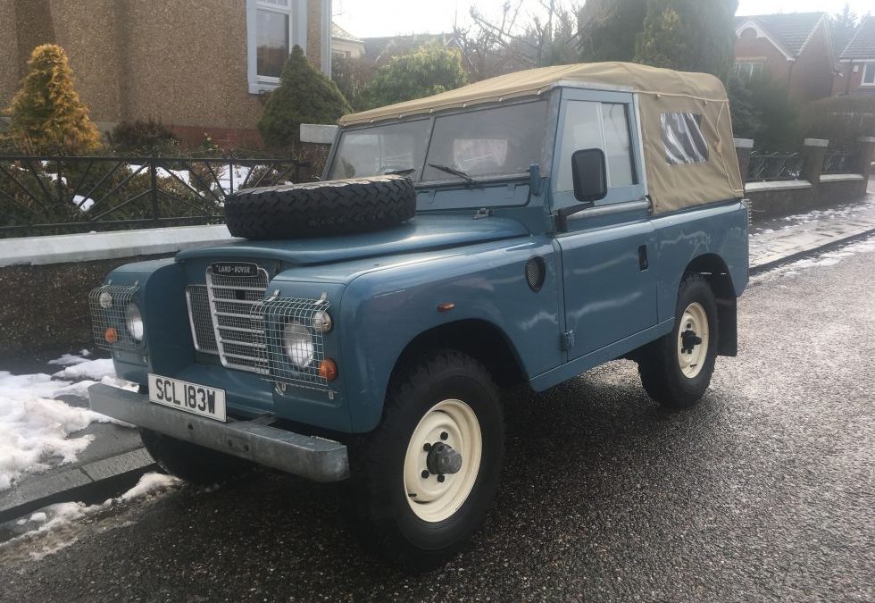 1981 Land Rover Series 3 – Delivered to Andrew in Falkirk