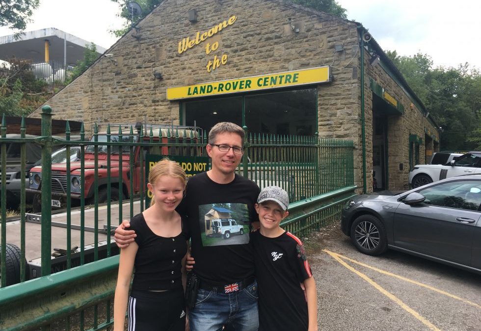 A visit today by Fredrik from Sweden