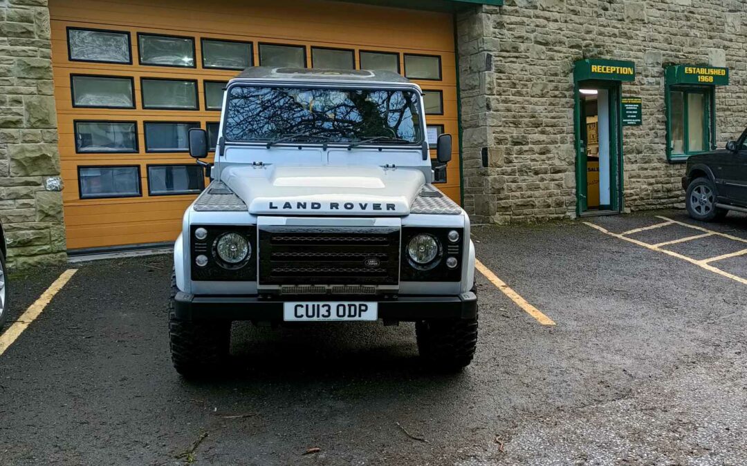 Defender 110 County XS – Purchased by Thomas from Durham