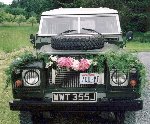 1971 Land Rover series IIA 109 LHD - WWT355J in action at our recent wedding on Orcas Island, Washington