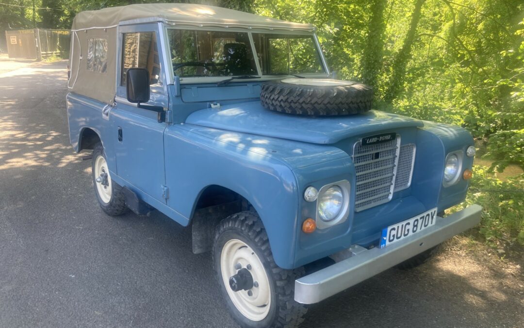 New Arrival – 1983 Series 3 Soft Top – 11,000 miles since restoration