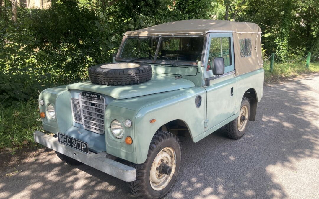 New arrival – 1976 Series 3 soft top